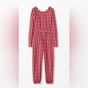 Hanna Andersson Red and White Checkered Jumpsuit
